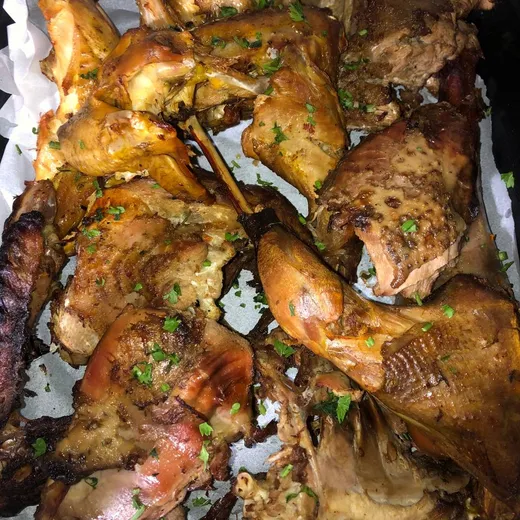 Poulet braisé